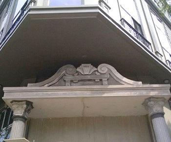 Cung cấp và thi công Đầu cột và phù điêu gắn mặt tiền, Khách Sạn HANABUI