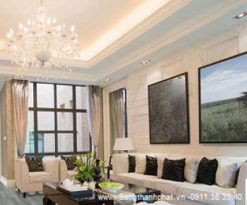 Thi công gắn đầu cột mặt tiền, chỉ phào   CT Nguyễn Tri Phương, ĐN