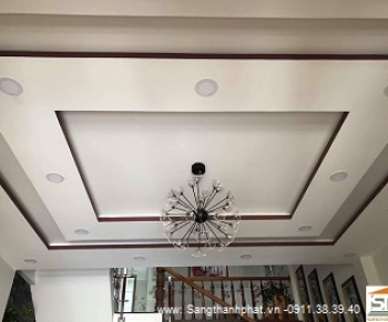 Thi công trần thạch cao - Chú Chúng đường Kỳ Đồng, DN